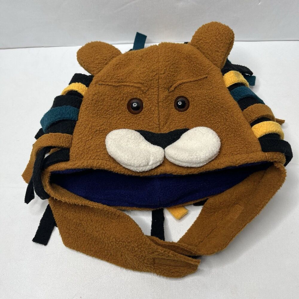 TEAZER Polartec Fleece Animal Lion Hat Kids Size Large